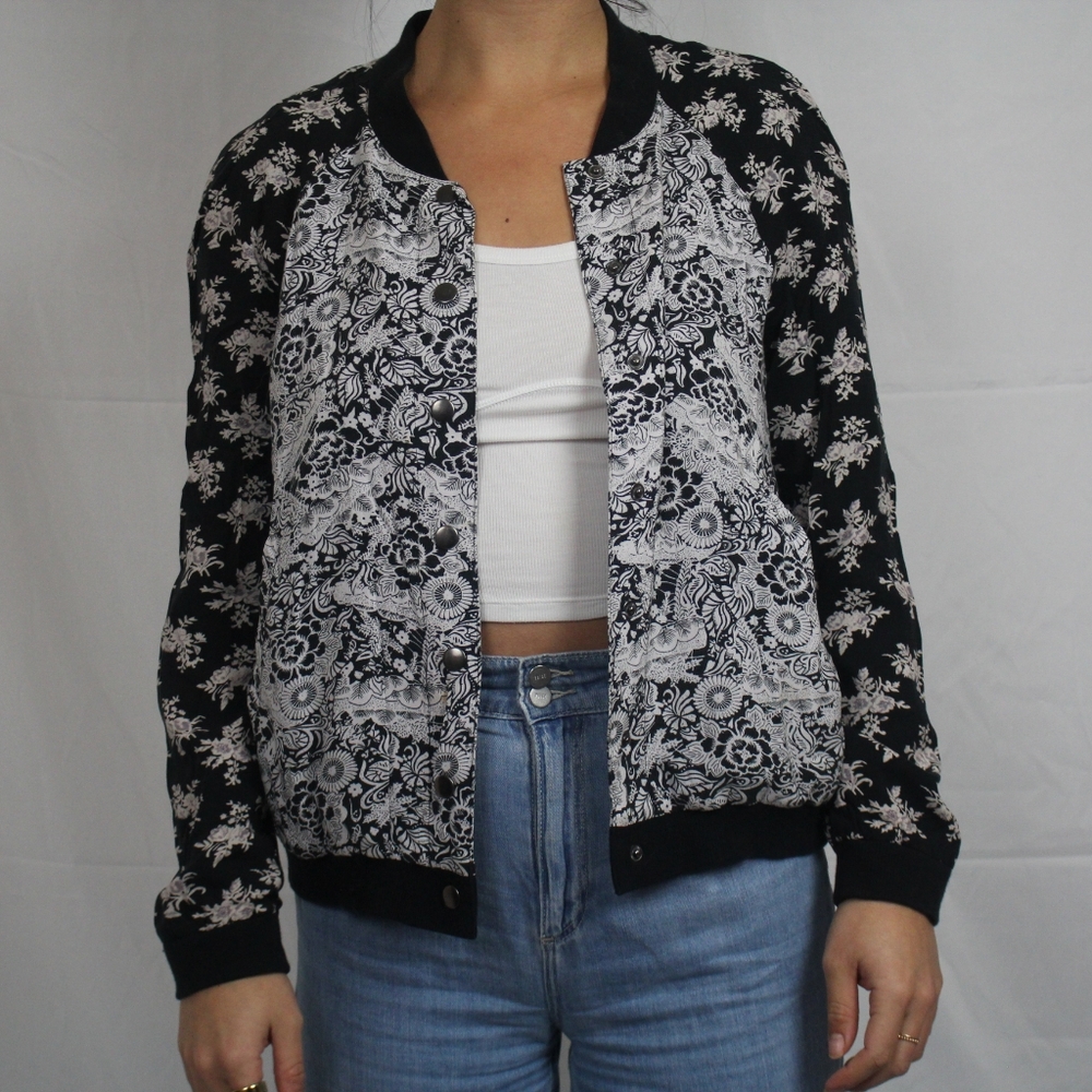 Free People Luxe Bomber
